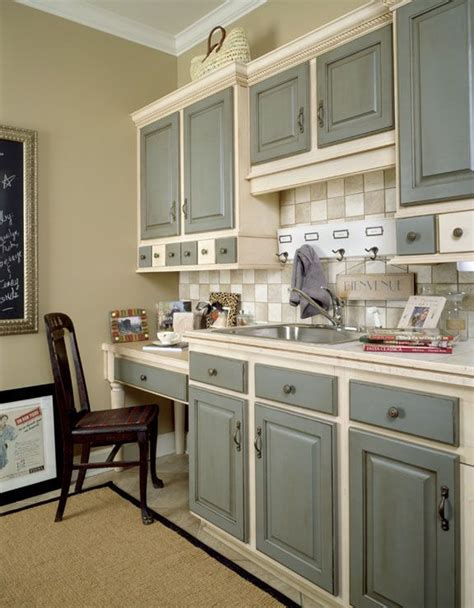 Blue gray and white two tone kitchen cabinets. 27+ Two Tone Kitchen Cabinets Ideas Concept : This Is ...