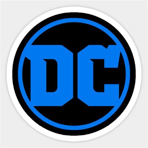 And i don't care either. DC Comic Logo - Dc Comics - Pegatina | TeePublic MX
