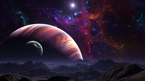 Space Planet Galaxy Planets Star Stars Univers Wallpaper 2560x1440