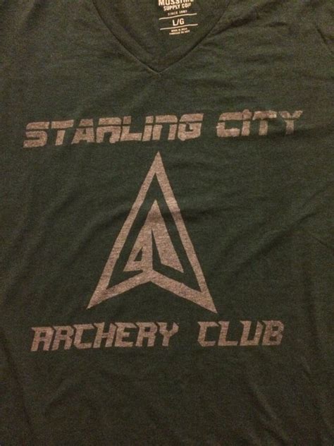 Arrow Starling City Archery Club Bleach Shirt