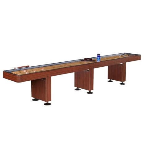 Blue Wave Ng1216 Challenger Shuffleboard Table 14 Ft Dark Cherry