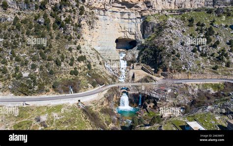 Afqa Grotto And Waterfall Afqa Lebanon Stock Photo Alamy