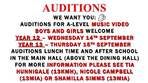 Media Auditions A2