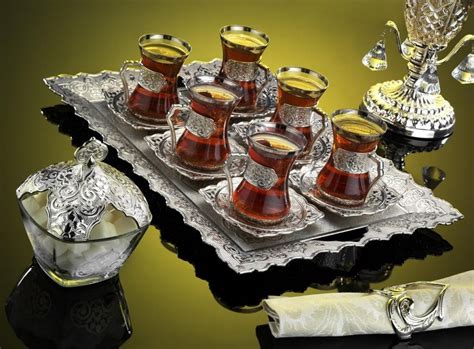 Турецкие чашки для чая их форма и материалы изготовления