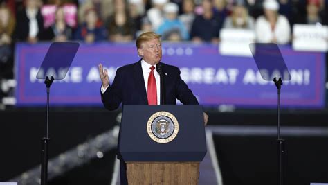 Trump Skips Correspondents Dinner For Rally In Michigan
