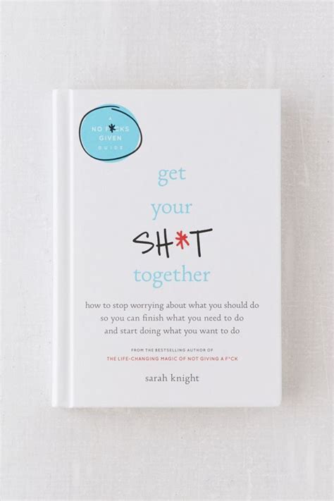 Get Your Sht Together By Sarah Knight Urban Outfitters