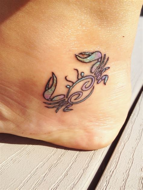 Nº of tattoos 3 size 0.4 in / 1 cm (height) reliable, patient, responsible, devoted, and stable are just some of the positive personality traits that the taurus has. 27 Cancer Zodiac Tattoo Designs With Actual Meaning