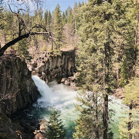 Waterfall Rainbows 🙌 ️ Mccloud Falls Northern California Waterfall Travel Around The World