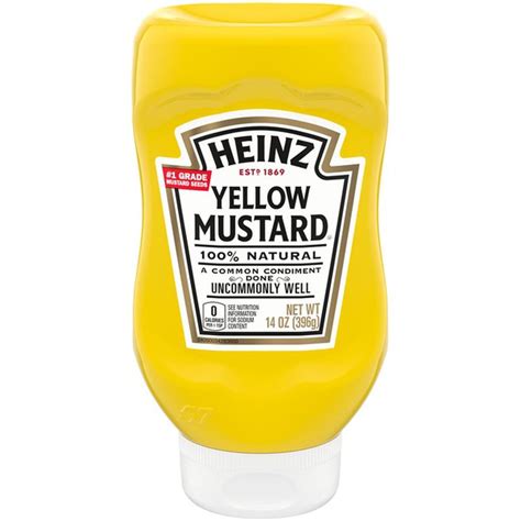 Heinz Yellow Mustard 14 Oz Instacart