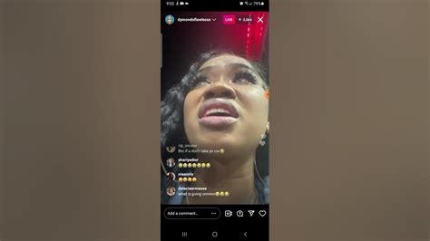 Dymondsflawless Ig Live 12 2 Bringing In The New Year Fans Think She S In Trouble👀🙊💎🙏😬🤭💫 Youtube