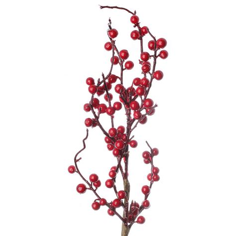 red artificial berry spray picks sprays floral supplies craft supplies factory direct