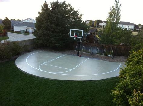Backyard Basketball Court Ideas Home Design Ideas