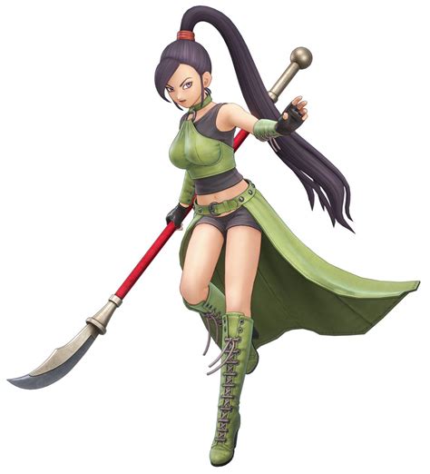 Jade Combat Pose From Dragon Quest Xi Echoes Of An Elusive Age Art Illustration Artwork