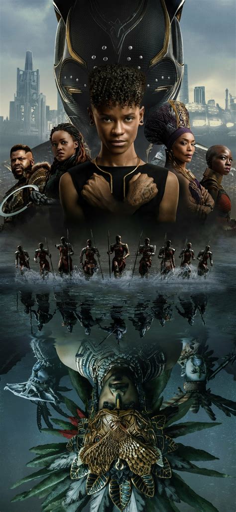 1080x2340 Official Black Panther Wakanda Forever Poster 1080x2340