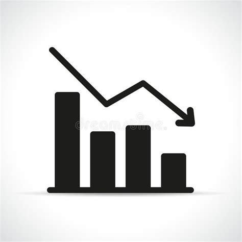 Decrease Diagram Stock Vector Illustration Of Gain Graph 9705186