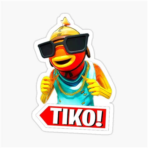 Tiko Fish Stickers Redbubble