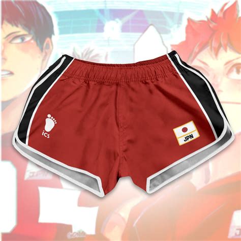 Haikyuu National Team Women Beach Shorts Fdm3107 Anime Swimsuits