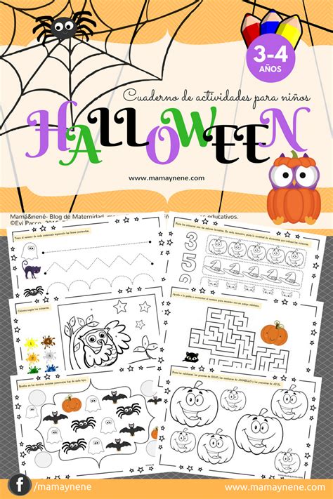 Halloween Cuaderno De Actividades Para Niños Mamá Y Nené