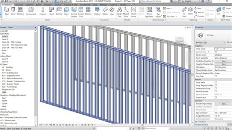 Revit Custom Stud Wall Part 2 Wall System And Scheduling Youtube