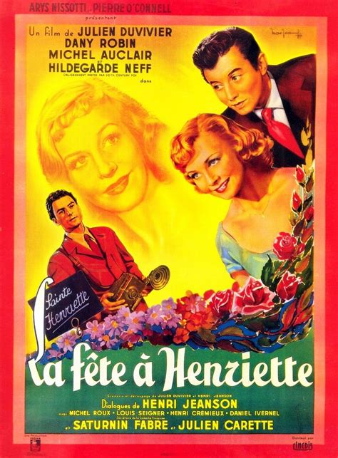 la fête à henriette est un film français réalisé par julien duvivier et sorti en 1952 deux