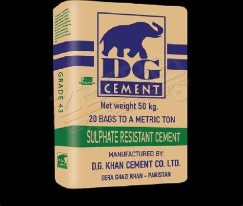 Powder Dg Sulphate Resistant Cement Packaging Size 50kg Grade 43