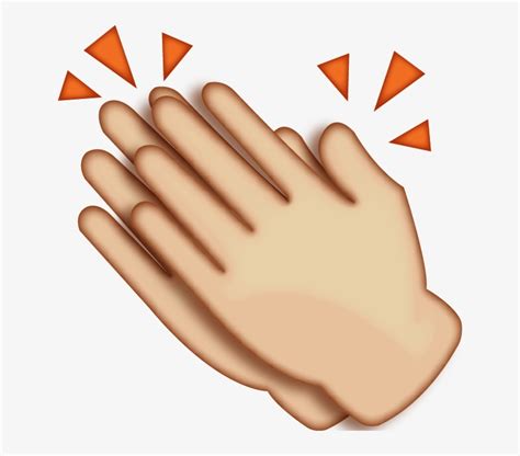 Download Clapping Hands Emoji Icon Clap Hands Emoji Png Free