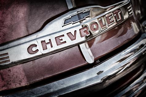 Chevrolet Pickup Truck Grille Emblem Photograph By Jill Reger Fine