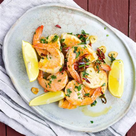 5 Minutes Tiger Prawns With Garlic Chili And Parsley Taste Is Yours