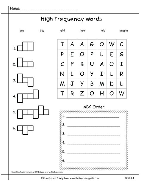 013 1st Grade Colorsights Printables Worksheet Writing — Db