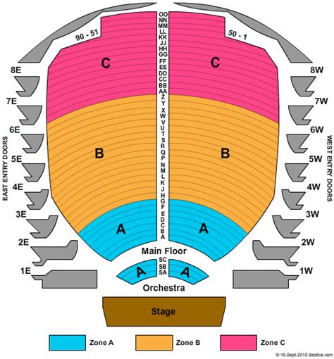 Civic Center Seating Chart Des Moines Iowa