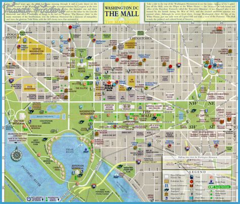 Dc Tourist Map Printable