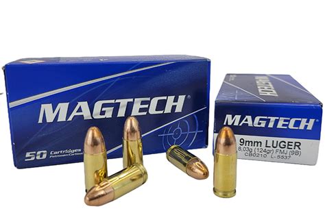 Magtech Ammunition 9mm Luger 124 Grain Fmj Ssp Firearms