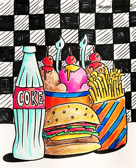 Coke Still Life 1 Day Ws Art Lessons Student Art High School Art