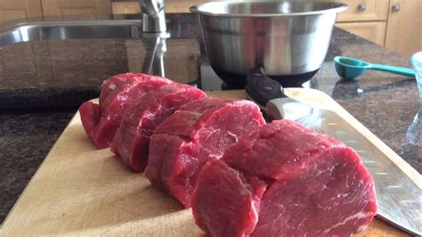 Place beef in a resealable plastic bag. Beef Tenderloin red wine ginger soy marinade - YouTube