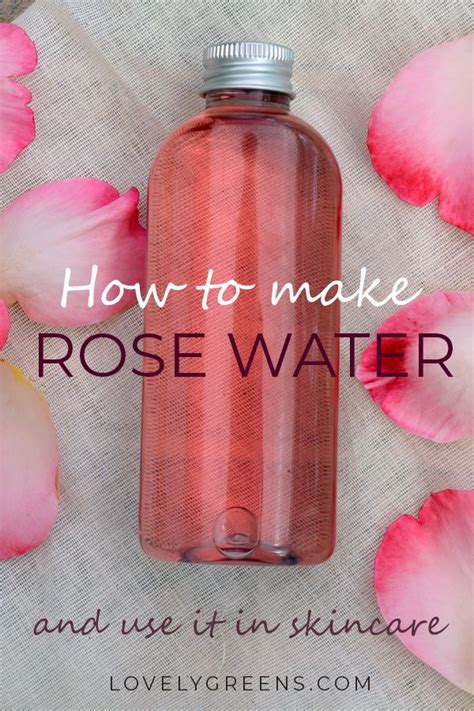 How To Make Rose Water Toner Using Fresh Rose Petals Diy Skin Care