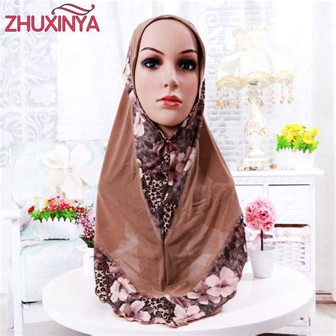 2017 fashion muslim head covering muslim pashmina hijab soft muslim polyester full cover inner
