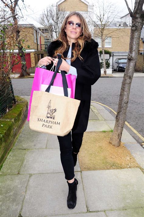 Elizabeth Hurley Goes Shopping Out In West London 03022017 4