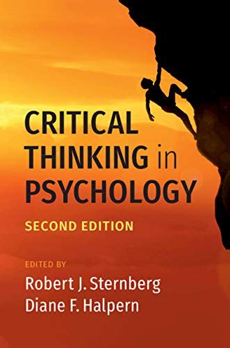 critical thinking in psychology ebook sternberg robert j halpern diane f amazon ca