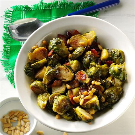 If you are as obsessed with brussels sprouts as i am, you'll love these! Roasted Balsamic Brussels Sprouts with Pancetta Recipe | Taste of Home
