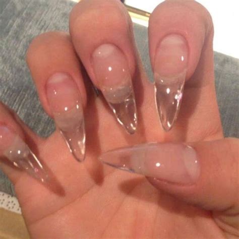 I Really Like These Nail Ideas Squareacrylicnails Glass Nails Clear