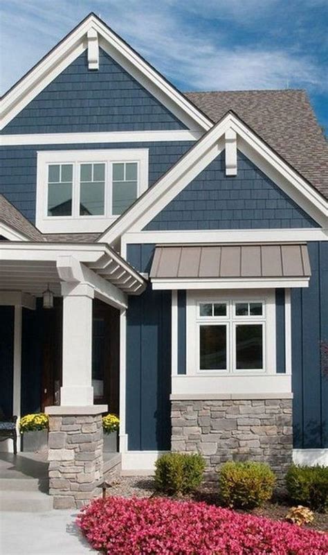 20 Exterior House Colors Combinations Homyhomee