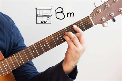belajar memainkan chord b minor gitar dengan mudah tab