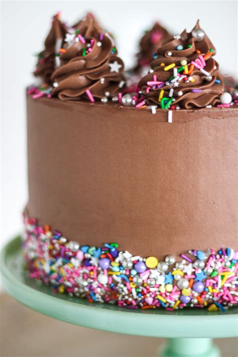 How To Add Sprinkles To The Side Of Your Cake Cake By Courtney