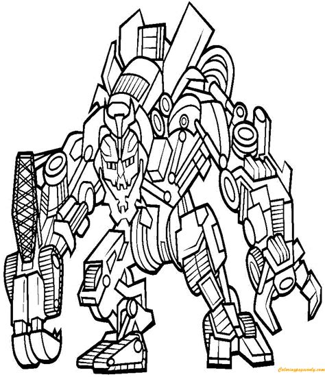 Searching for a coloring page? Megatron Transformers 2 Coloring Pages - Transformers ...