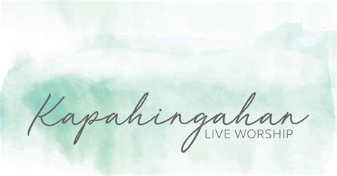 Malayang Pilipino Music Kapahingahan Live Worship 2018 Album