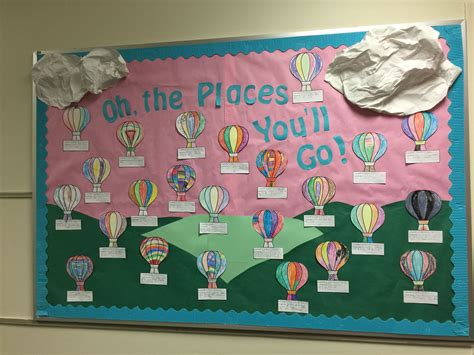 Oh The Places Youll Go Bulletin Board Dr Seuss Week Is On The Way