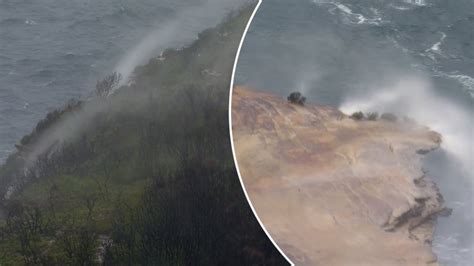 Storm Causes Backwards Waterfall Near Sydney Robert