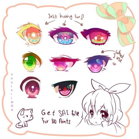 Anime Eyes Drawing Reference - Anime