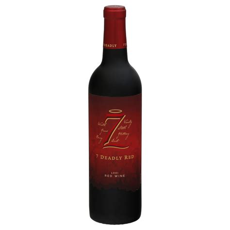 Seven Deadly Zins Seven Deadly Red Lodi Red Wine 750 Mililiter 750