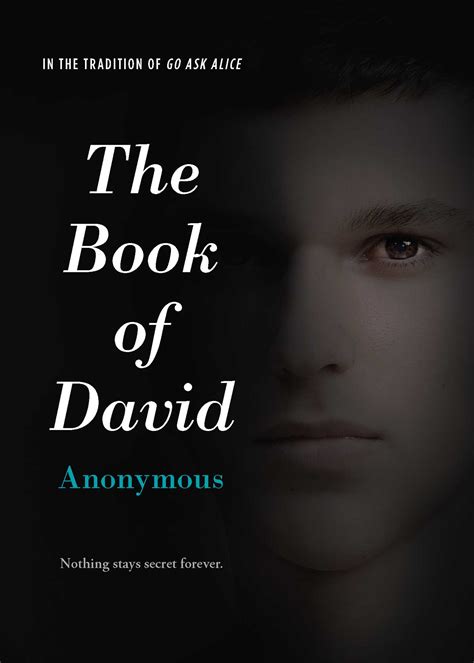 Only parents can decide if they want their children to read go ask alice; The Book of David | Book by Anonymous | Official Publisher ...